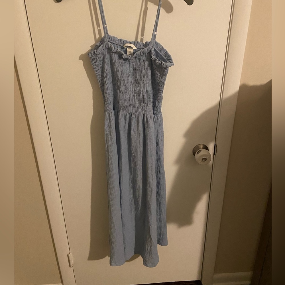 Blue Smocked Dress from H&M